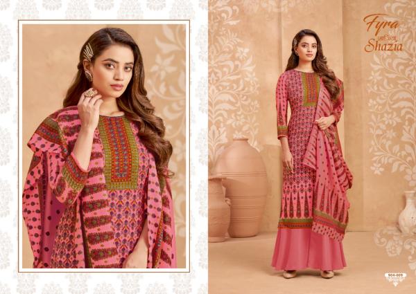 Fyra Shazia Designer Pashmina Digital Printed Salwar